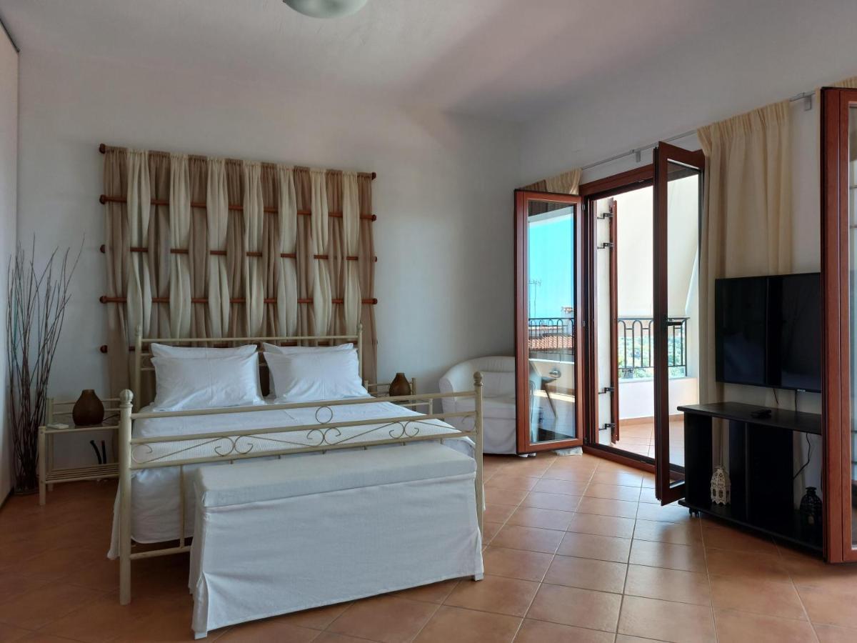 Horizon Studios With Sea View - Free Parking Glossa Exterior photo