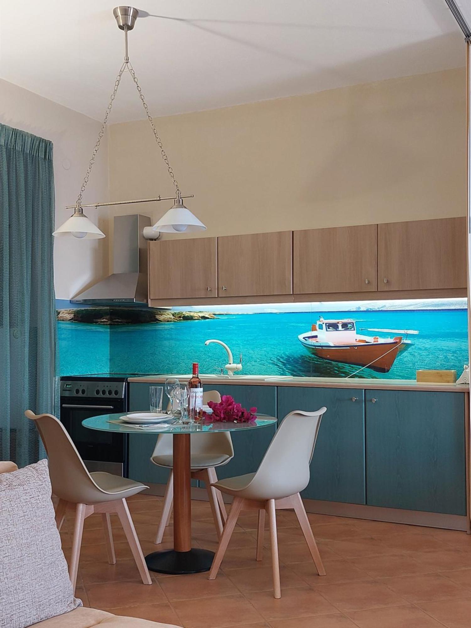 Horizon Studios With Sea View - Free Parking Glossa Exterior photo