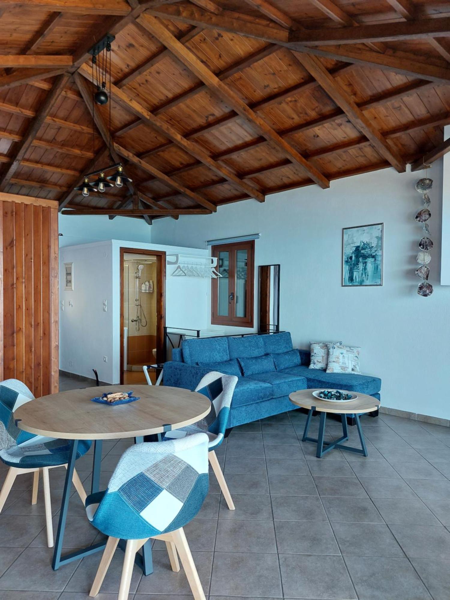 Horizon Studios With Sea View - Free Parking Glossa Exterior photo